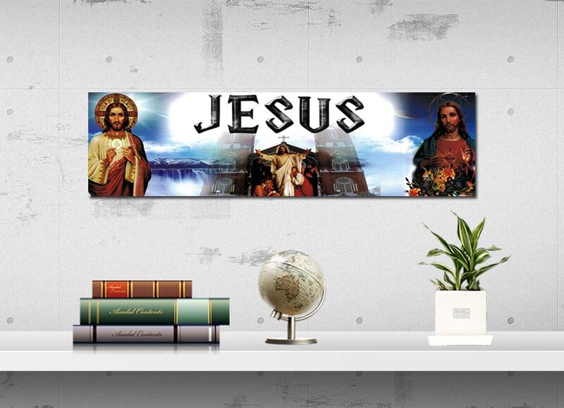 Jesus - Personalized Poster with Your Name, Birthday Banner, Custom Wall Décor, Wall Art